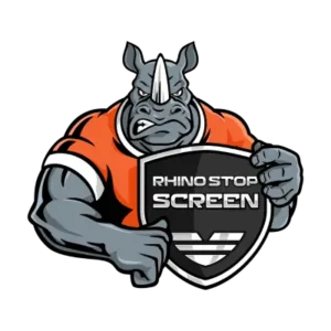 Rhino Stop Screen Logo