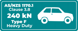 RhinoStop AZ/NZS 1170.1 Type F - Heavy Duty Logo