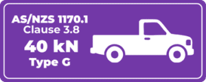 AS/NZS 1170.1 Type G Standard Badge